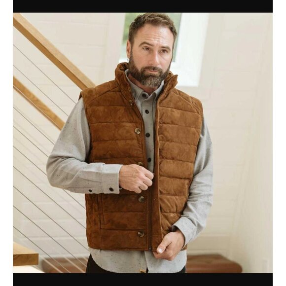 Buffalo Jackson Suede Leather Vest - Picture 4 of 4